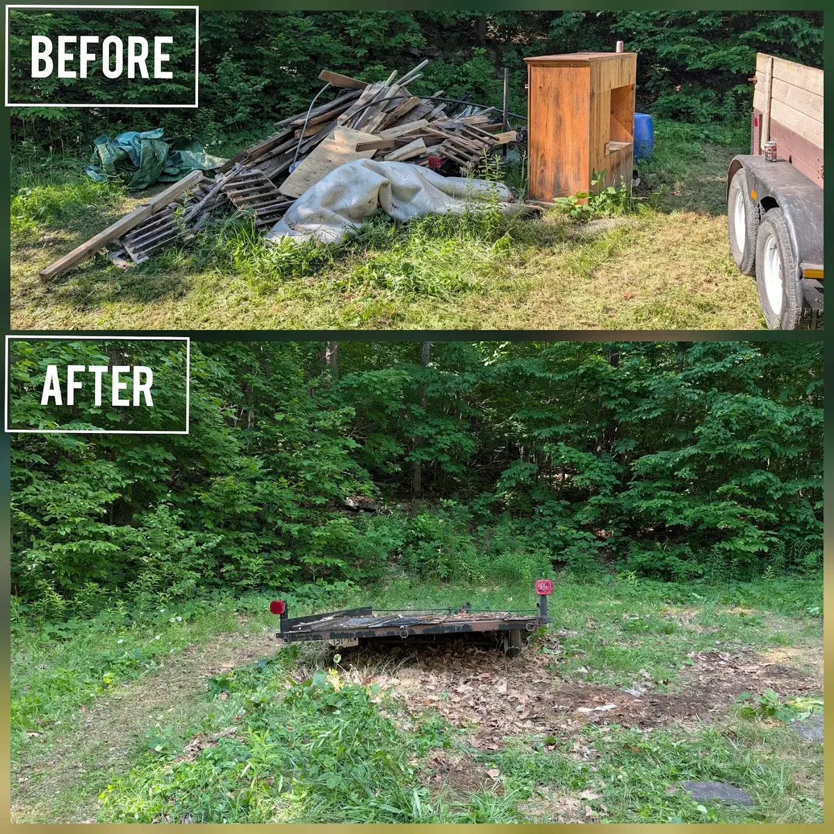 Wood Pile & Debris Removal – Muskoka Property