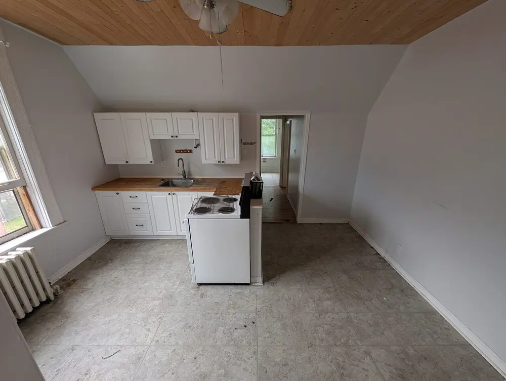 Kitchen after junk removal