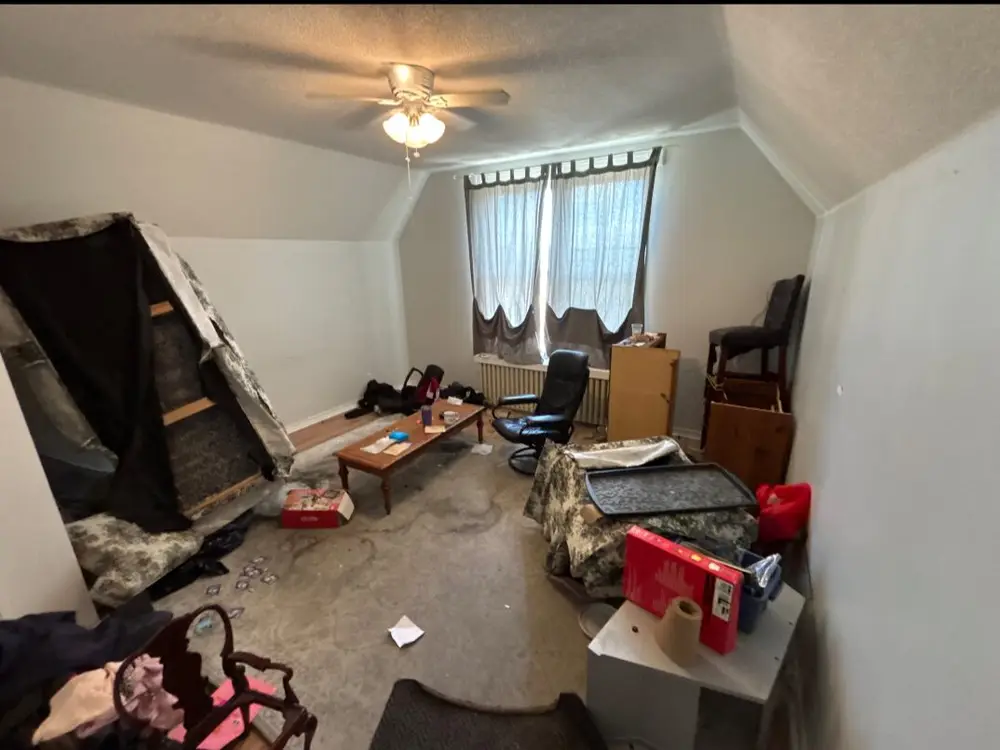 Living Room before junk removal